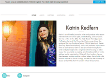 Tablet Screenshot of katrinredfern.com